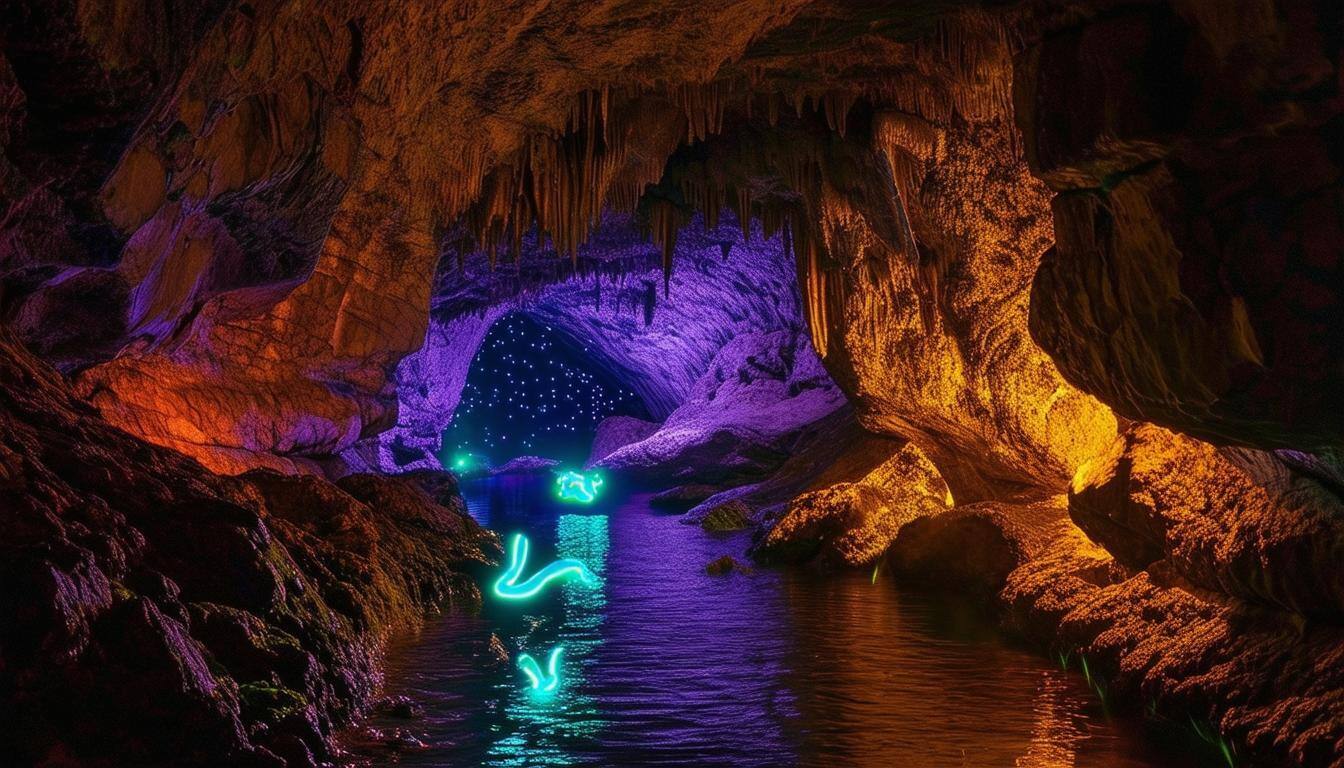 glow worm cave