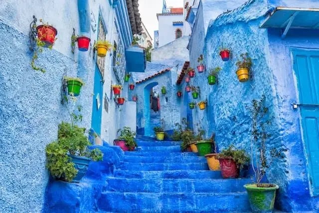 Blue City of Chefchaouen - Crown Currency - Morocco