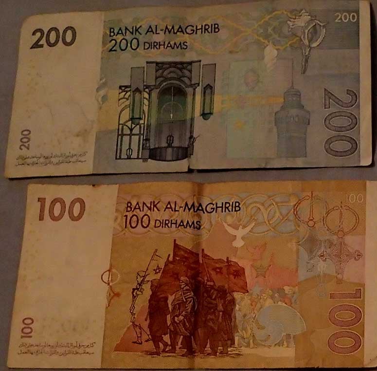 Moroccan banknotes