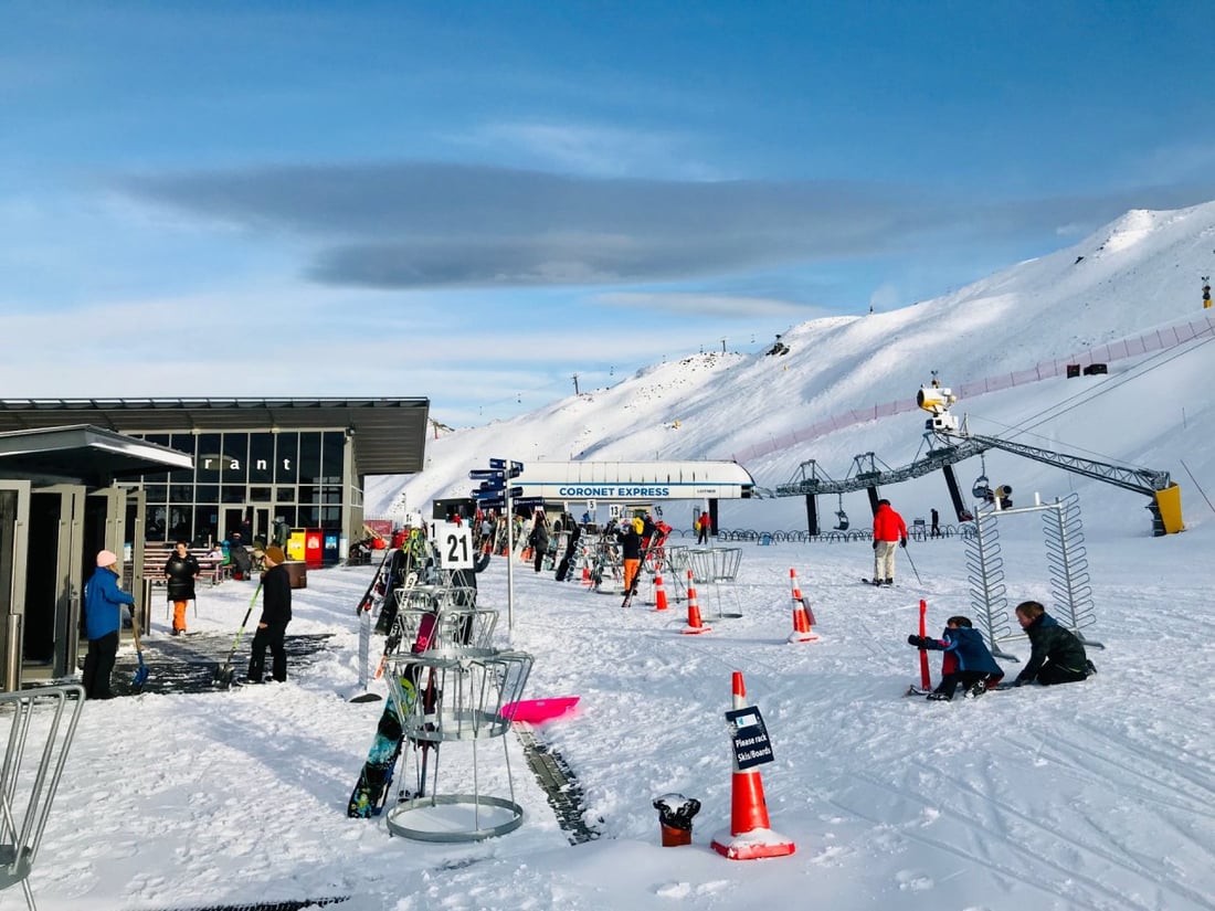 Ski Resort at Queenstown New Zealand