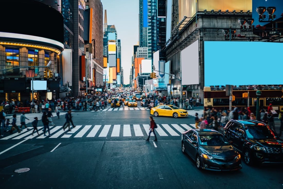 Busy Streets of New York City