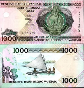 Vanuatu Vatu Currency