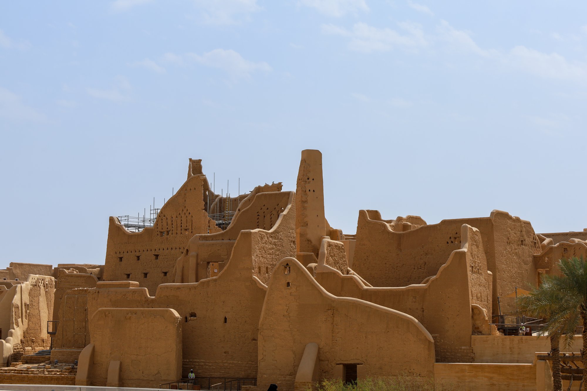 Mud-brick ruins of the At-Turaif district in Diriyah, Riyadh