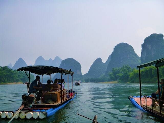 Cruise down the Li River to Yangshuo