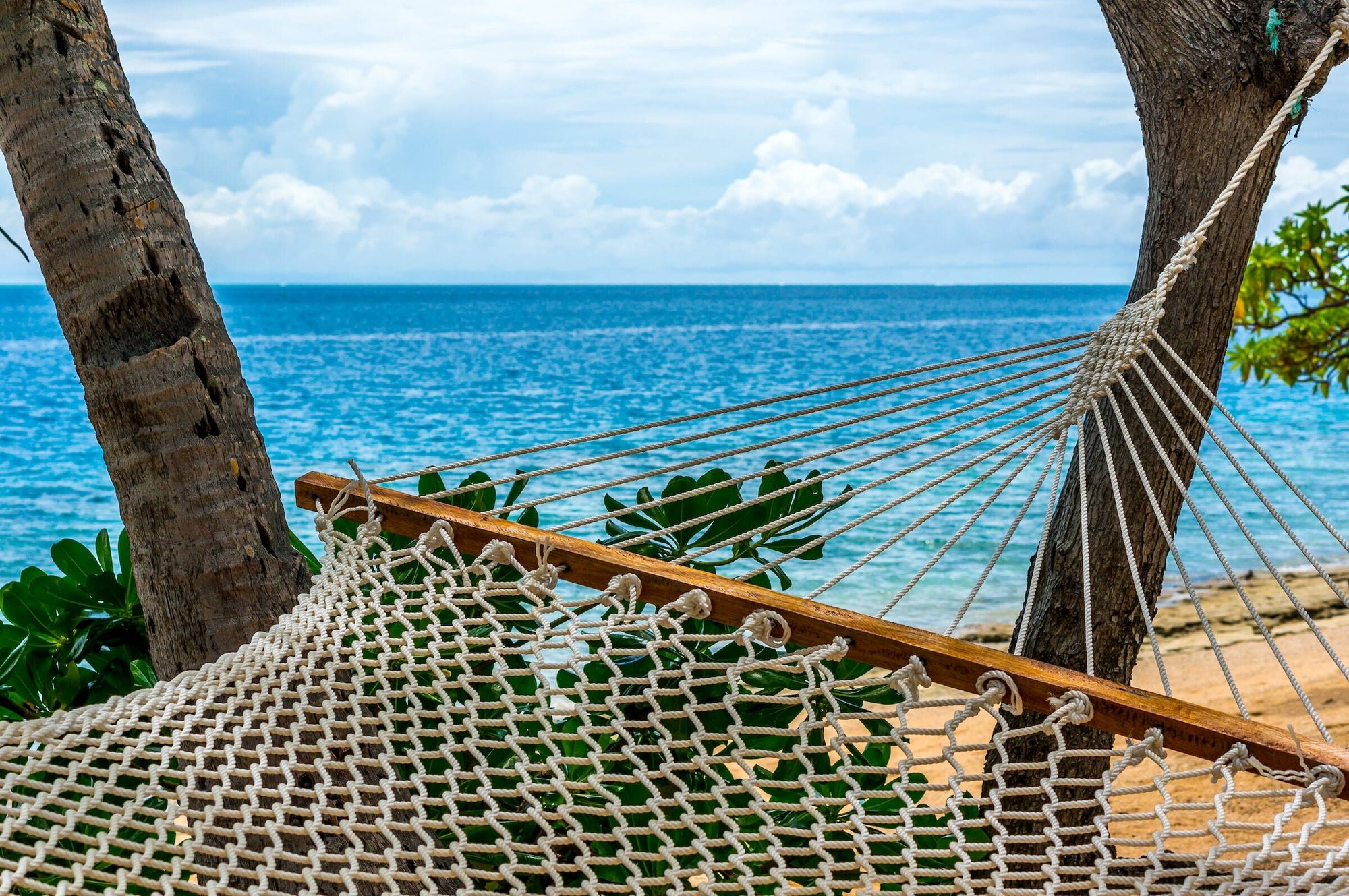 hammocking at fiji