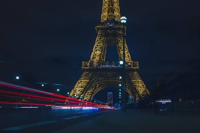 France at night