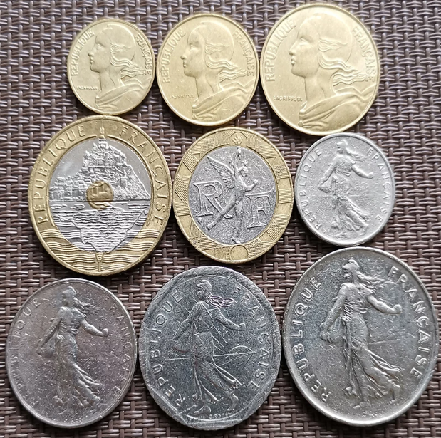 france euro coins