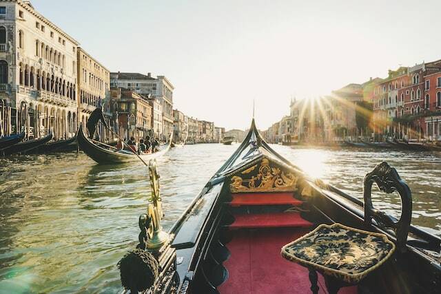 Scenic Gondola Ride in Venice