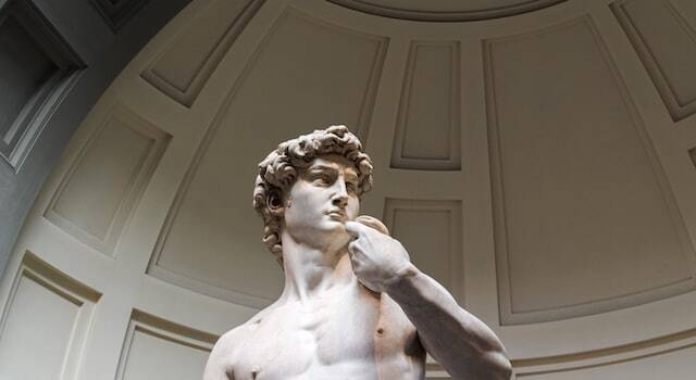 Michelangelo's David In Florence