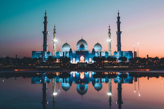 Sheikh Zayed Grand Mosque in Abu Dhabi